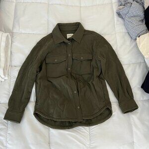 Abercrombie Army Green Shacket